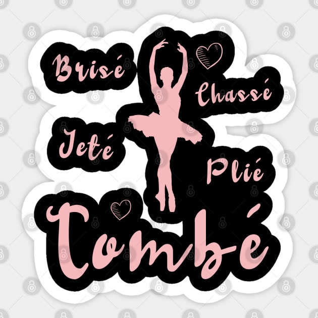 Ballet Shirt for Women and Men Girls who Love Ballet Dancing Gift Sticker by kaza191